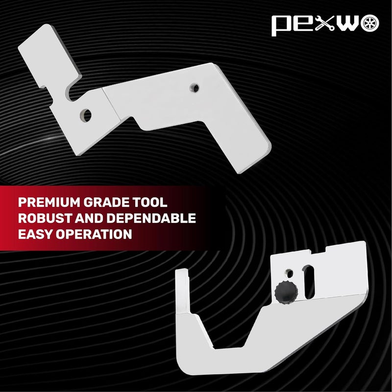 pexwo Engine Camshaft Timing Locking Tool Set for Jaguar/Land Rover Evoque 2.0T /Ford 2.0 2.3T SCTi Ecoboost Ti-VCT Mondeo Focus Mustang Replace 303-1565 303-748 - Image 5